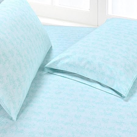 Ensemble de Draps 6 Pièces Elegant Comfort - Modèle Wave Aqua, Microfibre Ultra-Douce, Poches Profondes, Taille King – Image 3