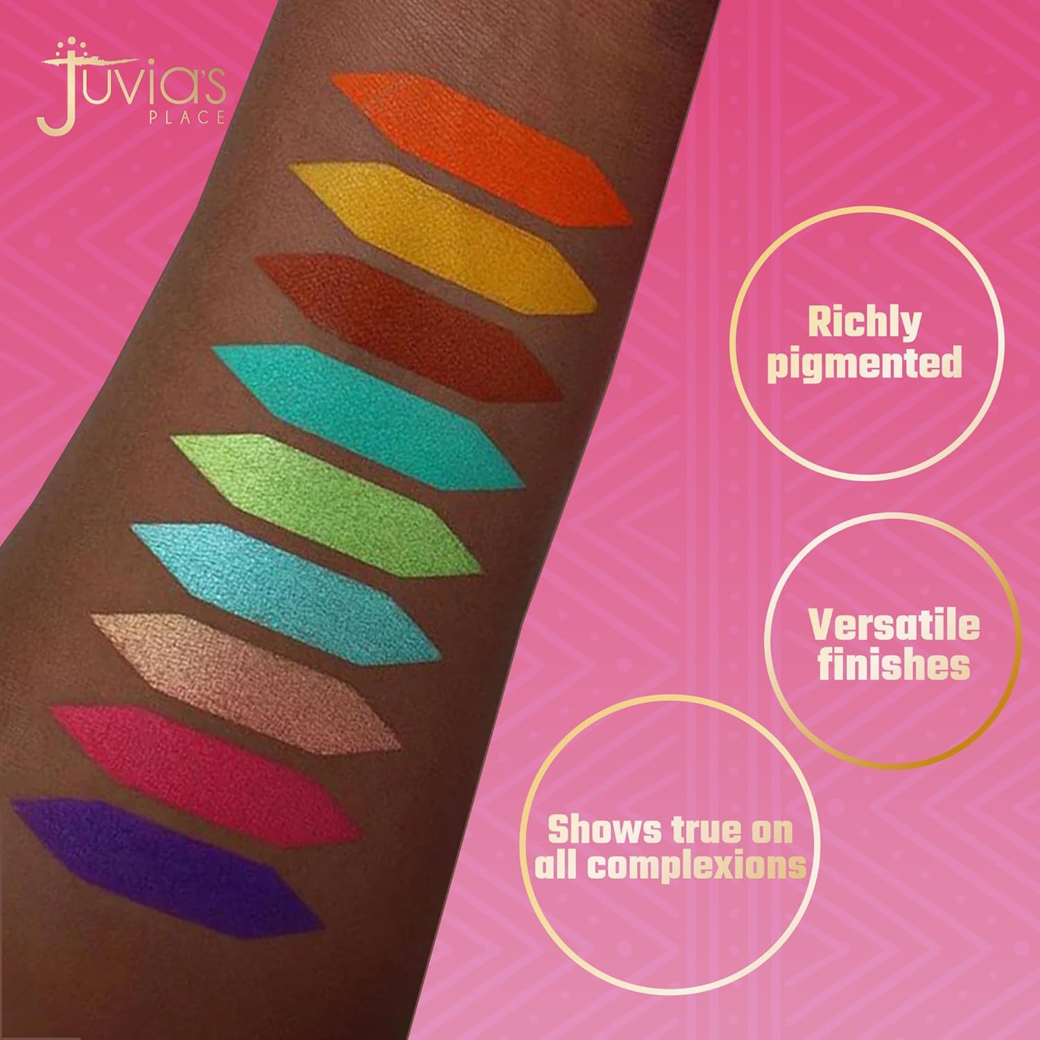 Palette d’Ombres à Paupières Juvia's Place The Zulu - 9 Teintes Vibrantes et Colorées, Pigmentation Intense – Image 3