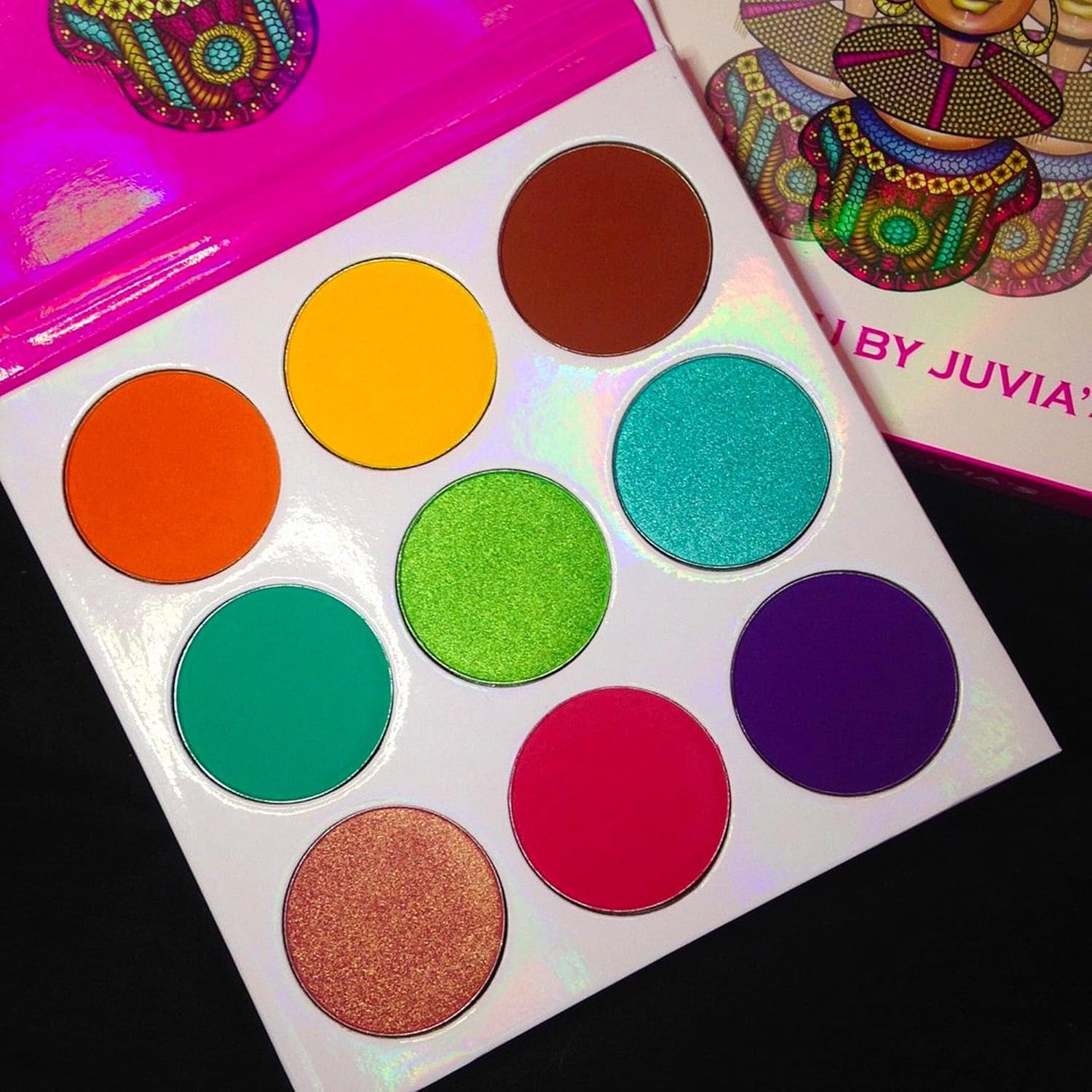 Palette d’Ombres à Paupières Juvia's Place The Zulu - 9 Teintes Vibrantes et Colorées, Pigmentation Intense – Image 9
