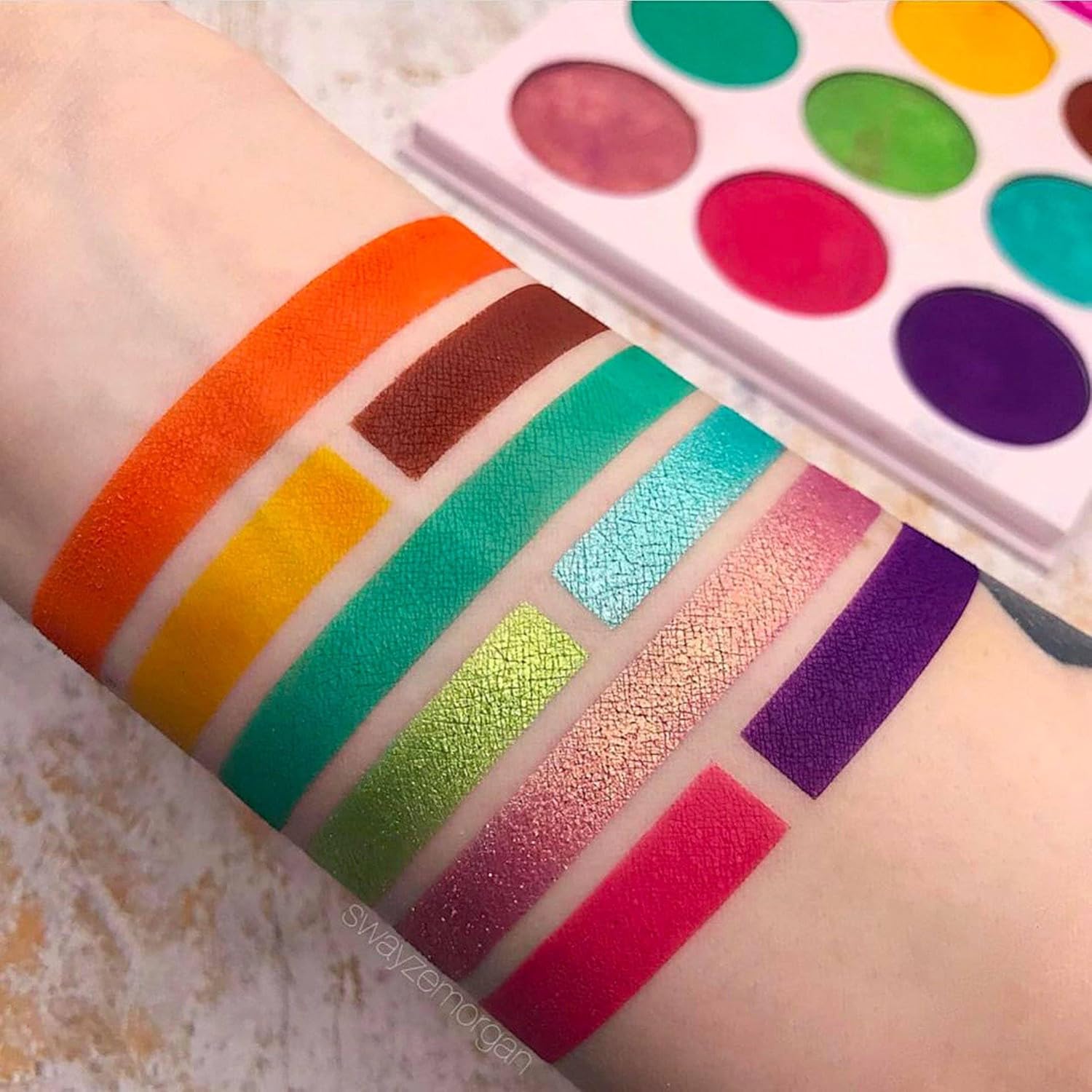 Palette d’Ombres à Paupières Juvia's Place The Zulu - 9 Teintes Vibrantes et Colorées, Pigmentation Intense – Image 5