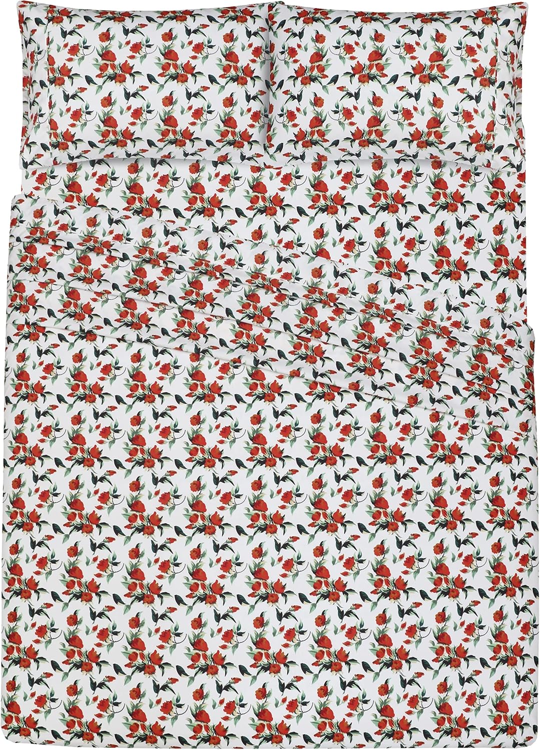 Ensemble de Draps 4 Pièces ZOYER - Motif Mustardly, Microfibre Brossée Ultra-Douce, Frais et Confortable, Taille King – Image 5