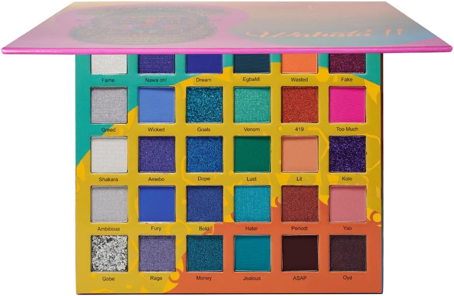Palette d’Ombres à Paupières Juvia's Place Wahala 2 - Teintes Audacieuses et Pigmentation Maximale, Fini Éclatant – Image 4