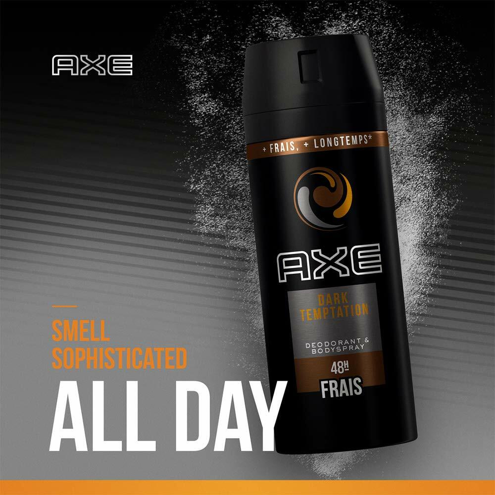 AXE Dark Temptation - Déodorant Spray Corporel, Fragrance Chocolatée et Irrésistible, 120 mL – Image 3