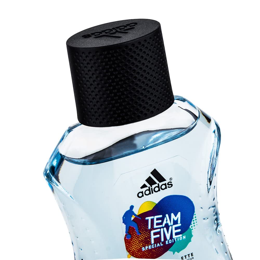 Eau de Toilette Adidas Team Five – Après-Rasage, Parfum Dynamique et Sportif, 100 mL – Image 2