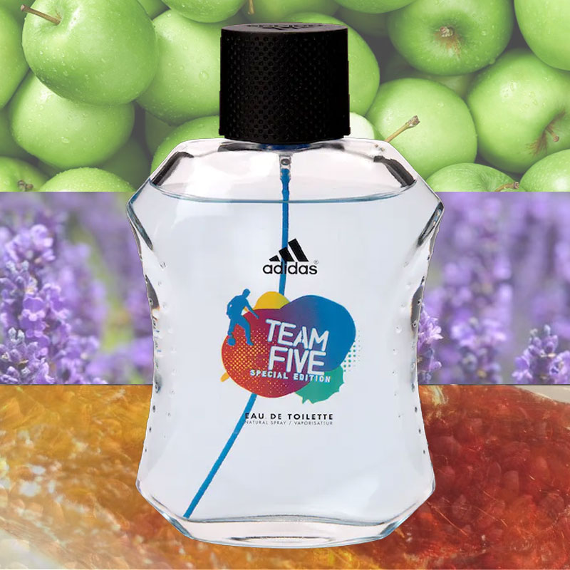 Eau de Toilette Adidas Team Five – Après-Rasage, Parfum Dynamique et Sportif, 100 mL – Image 4