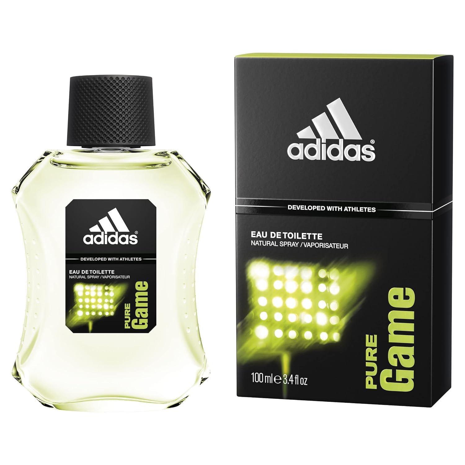 Eau de Toilette Adidas Pure Game - Parfum Sportif et Dynamique, 100 mL
