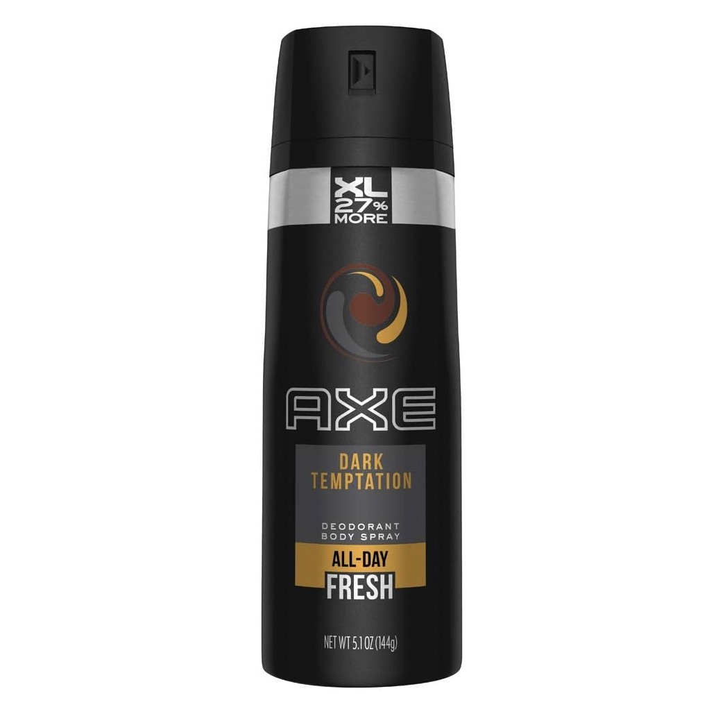 AXE Dark Temptation - Déodorant Spray Corporel, Format XL, Fragrance Chocolatée et Irrésistible, 150 mL