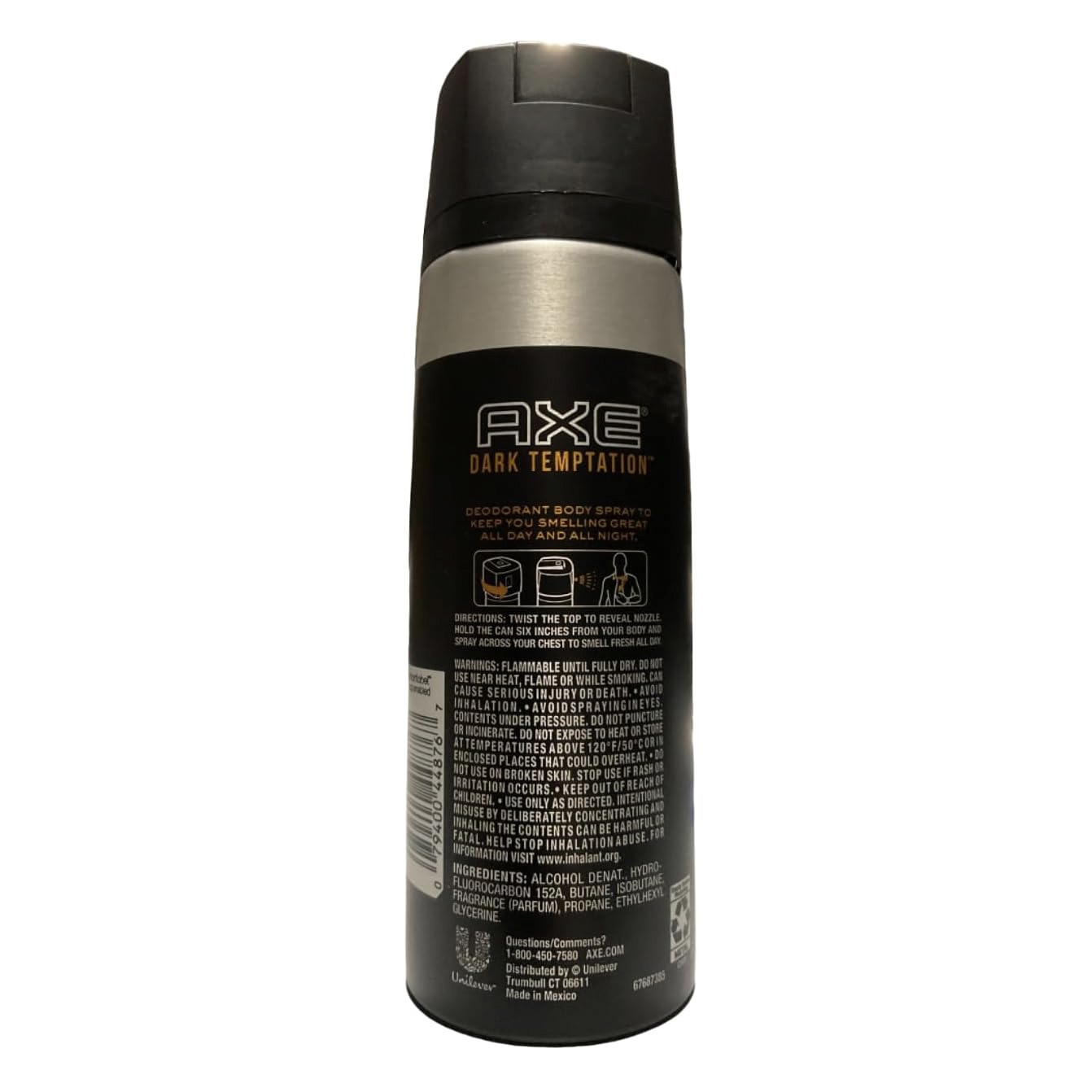 AXE Dark Temptation - Déodorant Spray Corporel, Format XL, Fragrance Chocolatée et Irrésistible, 150 mL – Image 2