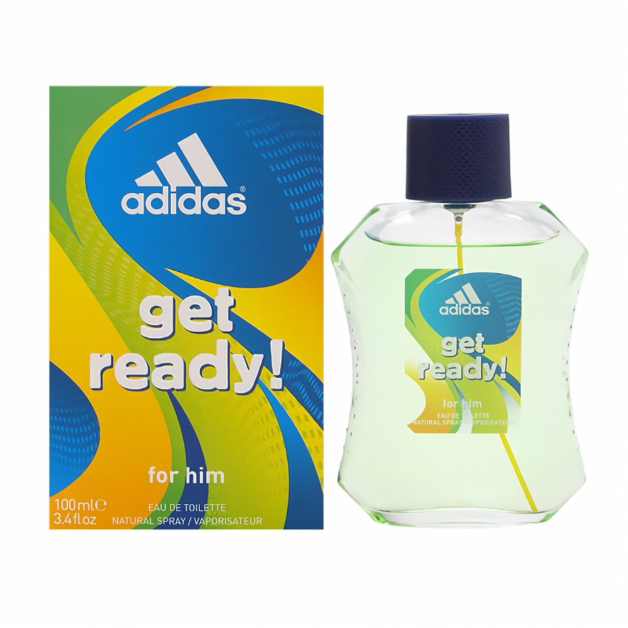 Eau de Toilette Adidas Get Ready! - Parfum Dynamique et Énergisant Pour Homme, 100 mL – Image 5