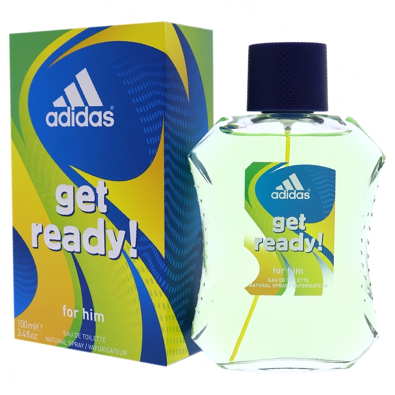 Eau de Toilette Adidas Get Ready! - Parfum Dynamique et Énergisant Pour Homme, 100 mL – Image 4