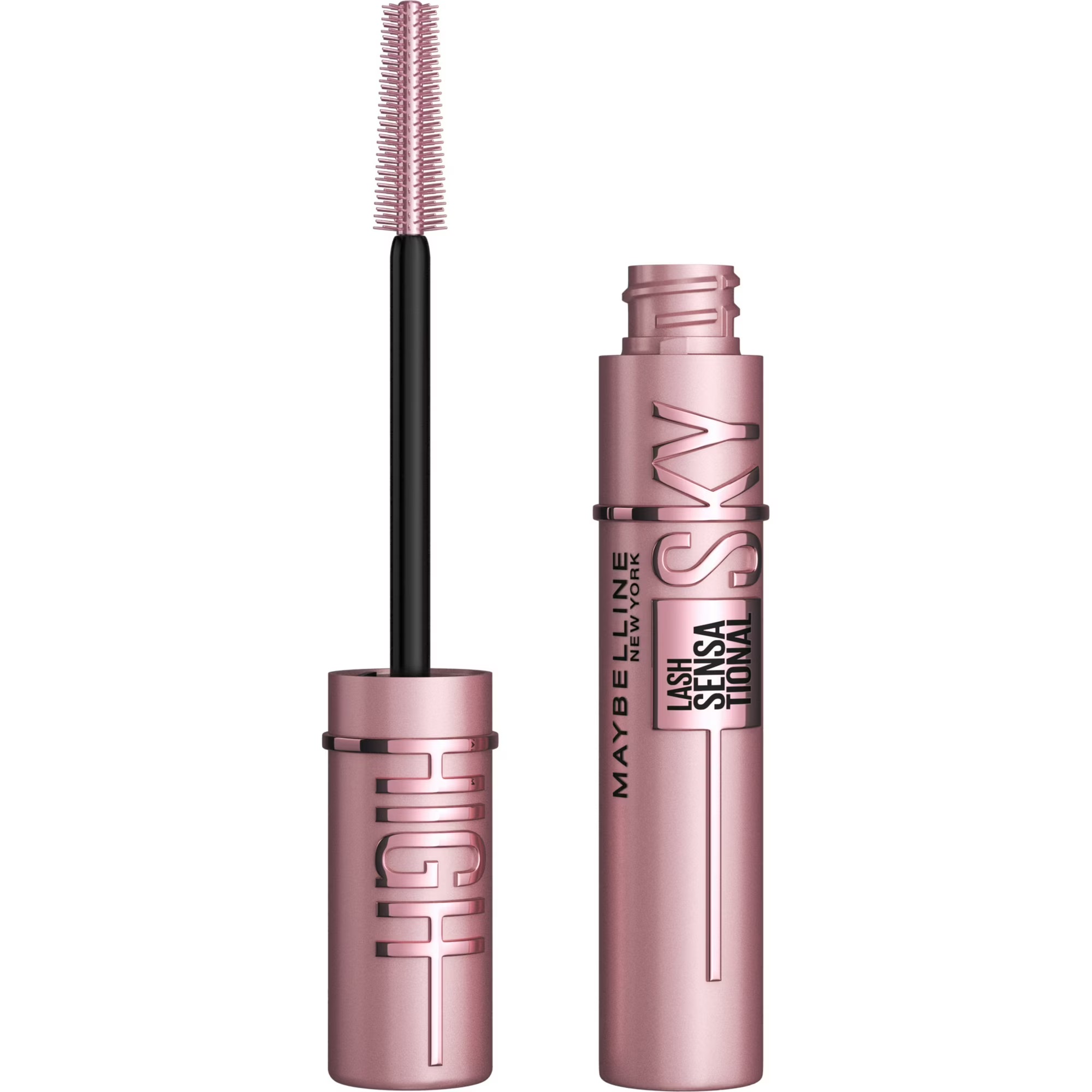 Mascara Lavable Maybelline - Lash Sensational Sky High, Teinte Very Black, Volume et Longueur Extrêmes, 7,2 ml