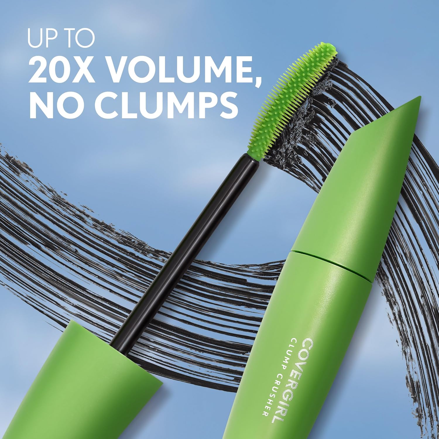 Mascara Aquarésistant CoverGirl Clump Crusher - Teinte 835 Black Brown, Brosse Double Face, 13,1 ml – Image 7