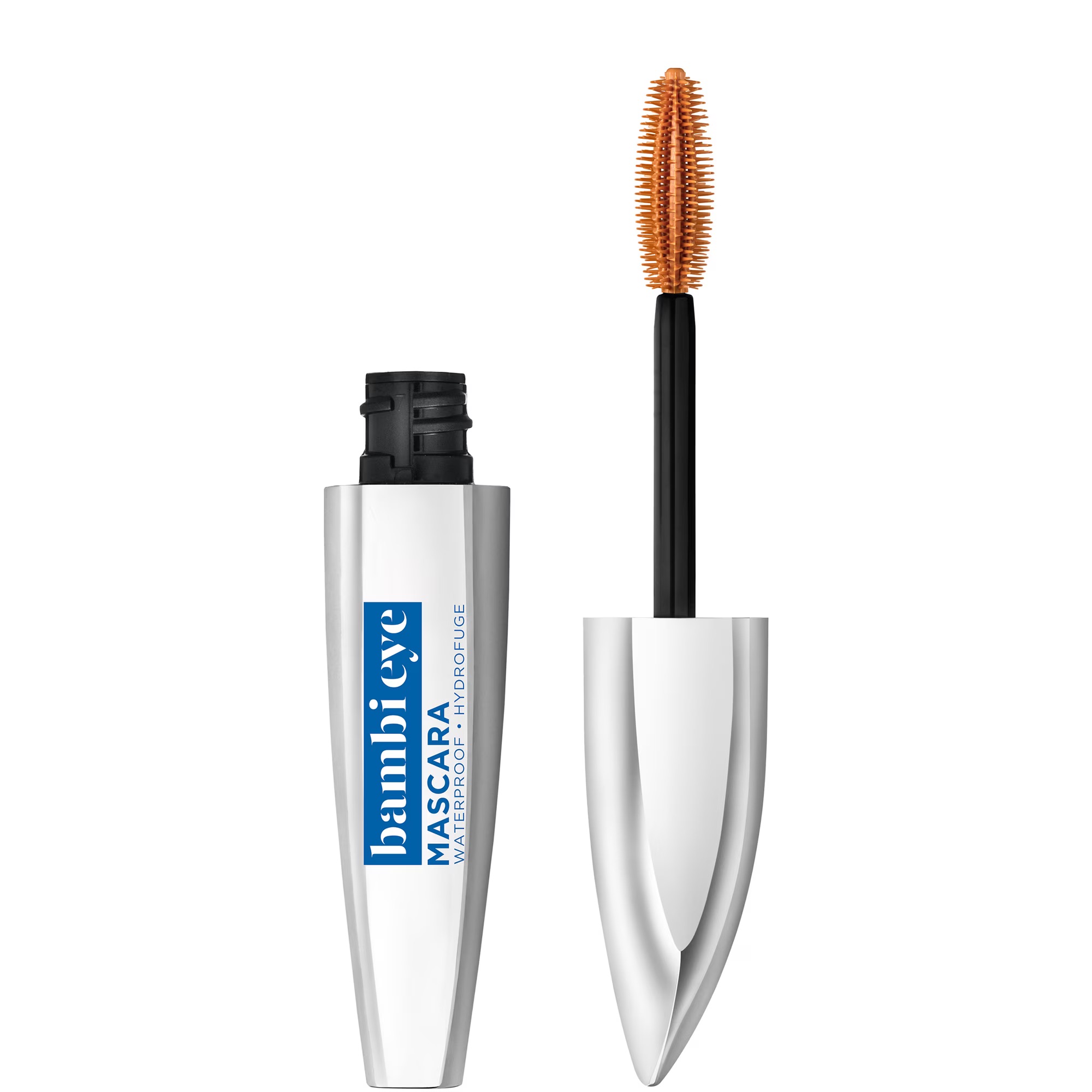 Mascara Waterproof L'Oréal Paris - Bambi Eye, Teinte Blackest Black, Volume Cils de Biche et Longue Tenue, 6,2 ml – Image 2