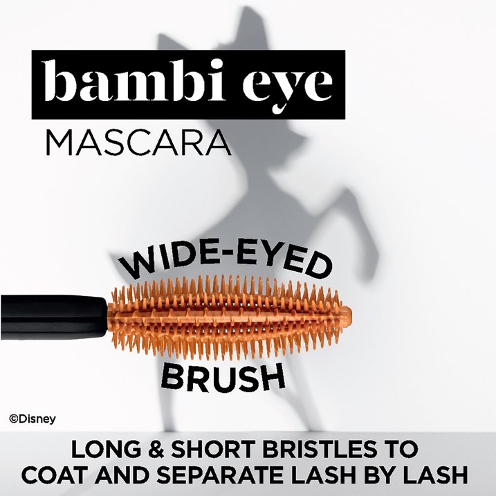 Mascara Waterproof L'Oréal Paris - Bambi Eye, Teinte Blackest Black, Volume Cils de Biche et Longue Tenue, 6,2 ml – Image 10