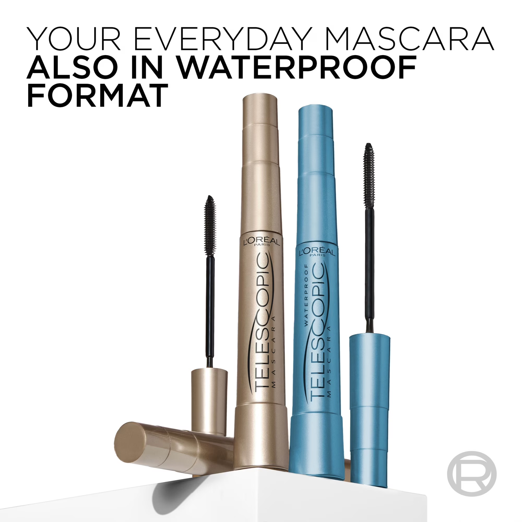 Mascara Waterproof L'Oréal Paris - Telescopic, Teinte Black, Allongement Extrême, Haute Précision, 8 mL – Image 7