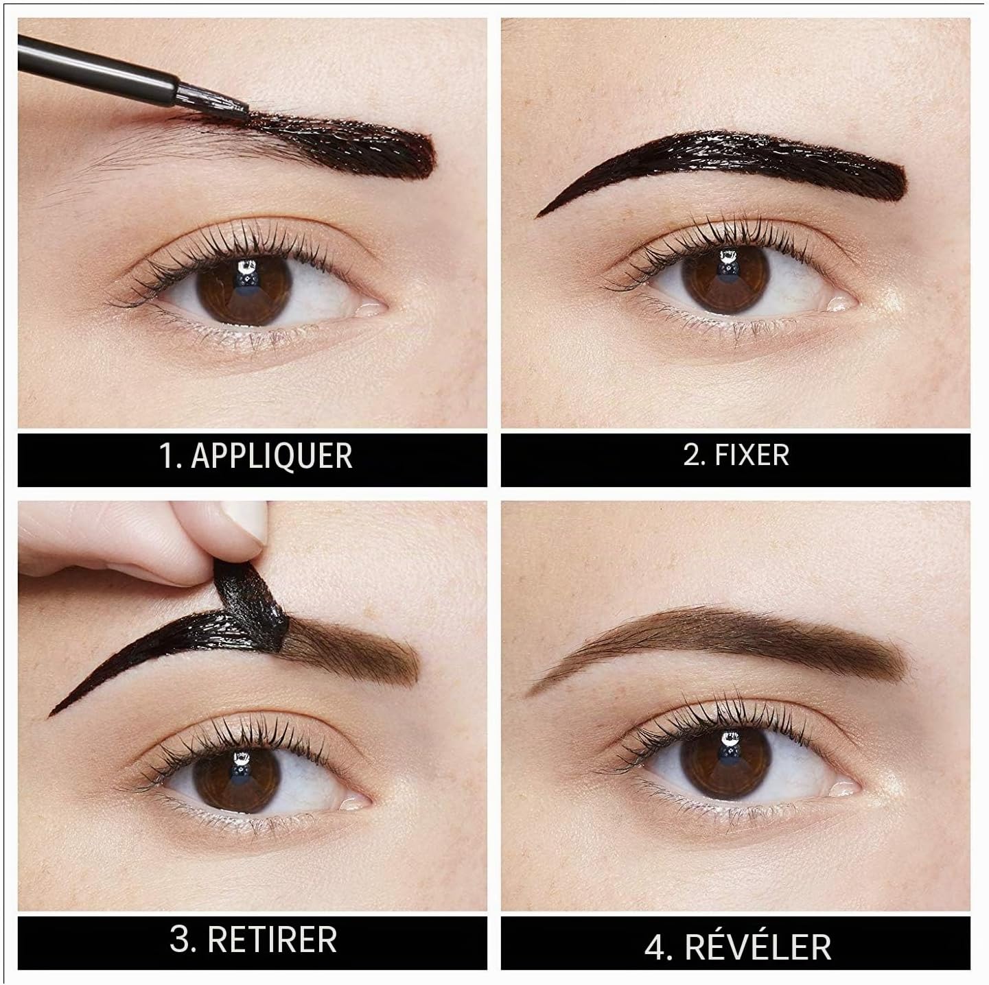 Gel à Sourcils Semi-Permanent Maybelline - Tattoo Brow Peel Off, Teinte Marron Chaud, 7 mL – Image 2