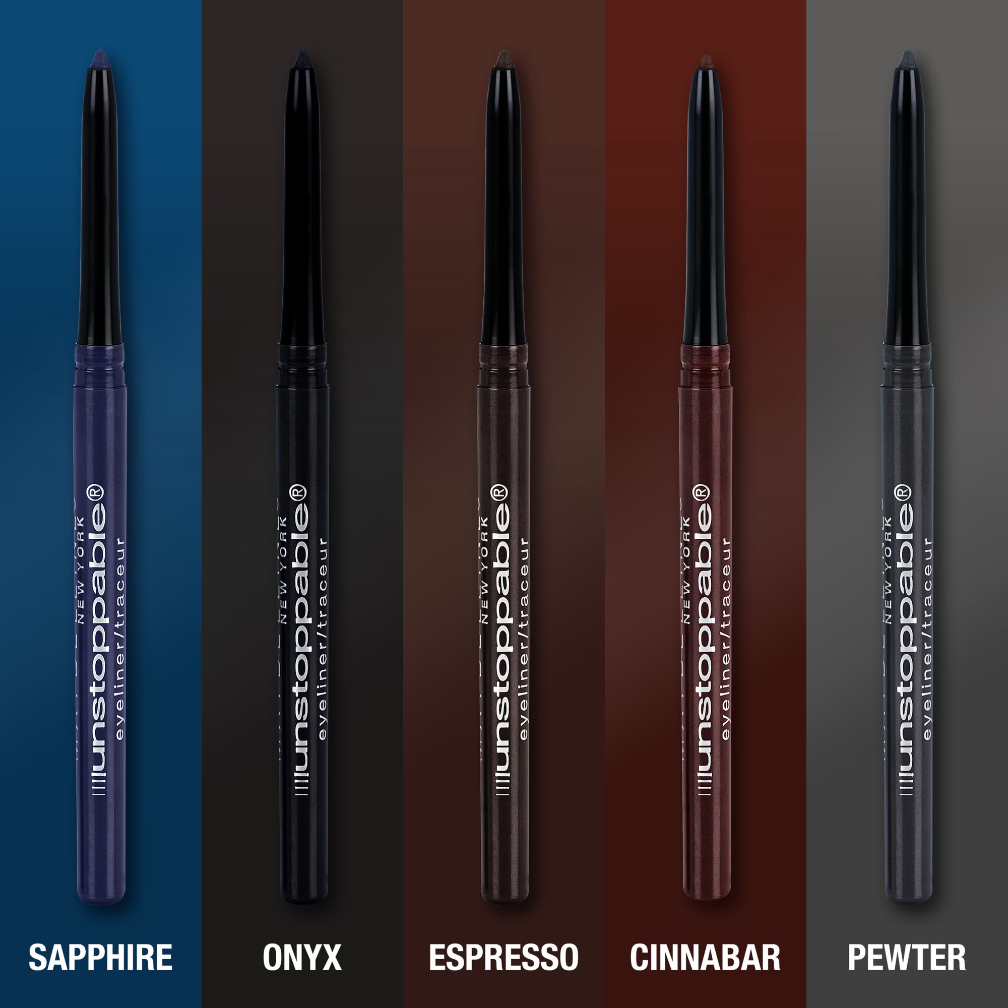 Crayon Eyeliner Waterproof Maybelline Unstoppable - Teinte Cinnabar, Longue Tenue Anti-Bavures – Image 6