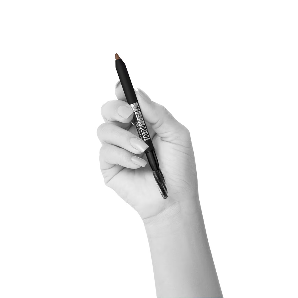 Crayon à Sourcils Pigmenté Maybelline Tattoo Studio - Teinte Soft Brown, Tenue Extrême 36H – Image 9