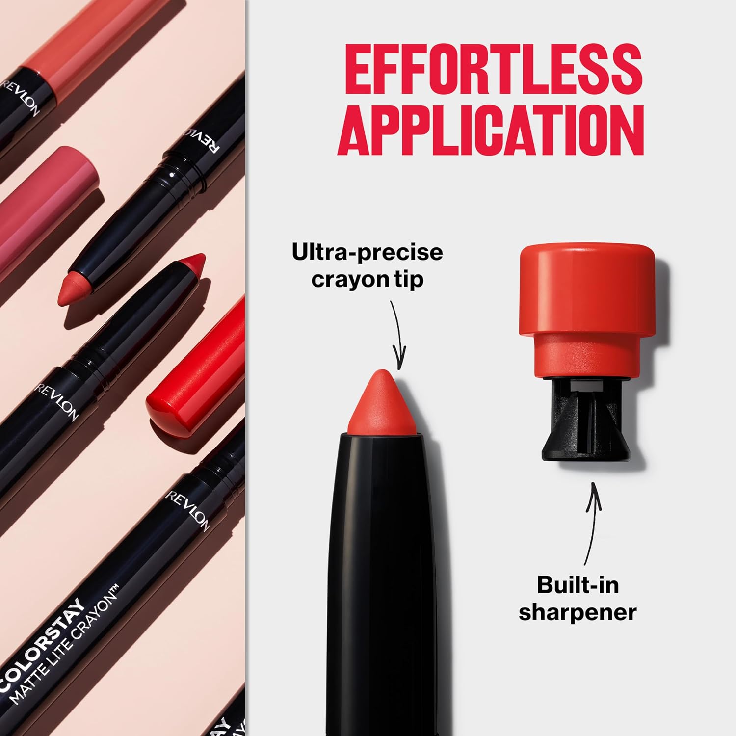 Crayon à Lèvres Mat Revlon ColorStay Matte Lite - Teinte 002 Clear The Air, Léger et Hydratant, 1,4 g – Image 5