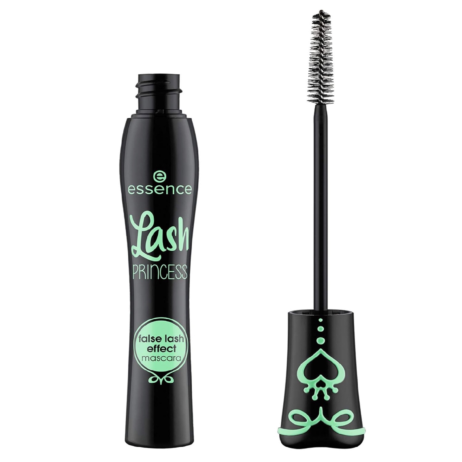 Mascara Volumateur Essence Lash Princess - False Lash Effect, Brosse Fibrée Conique, 12 mL