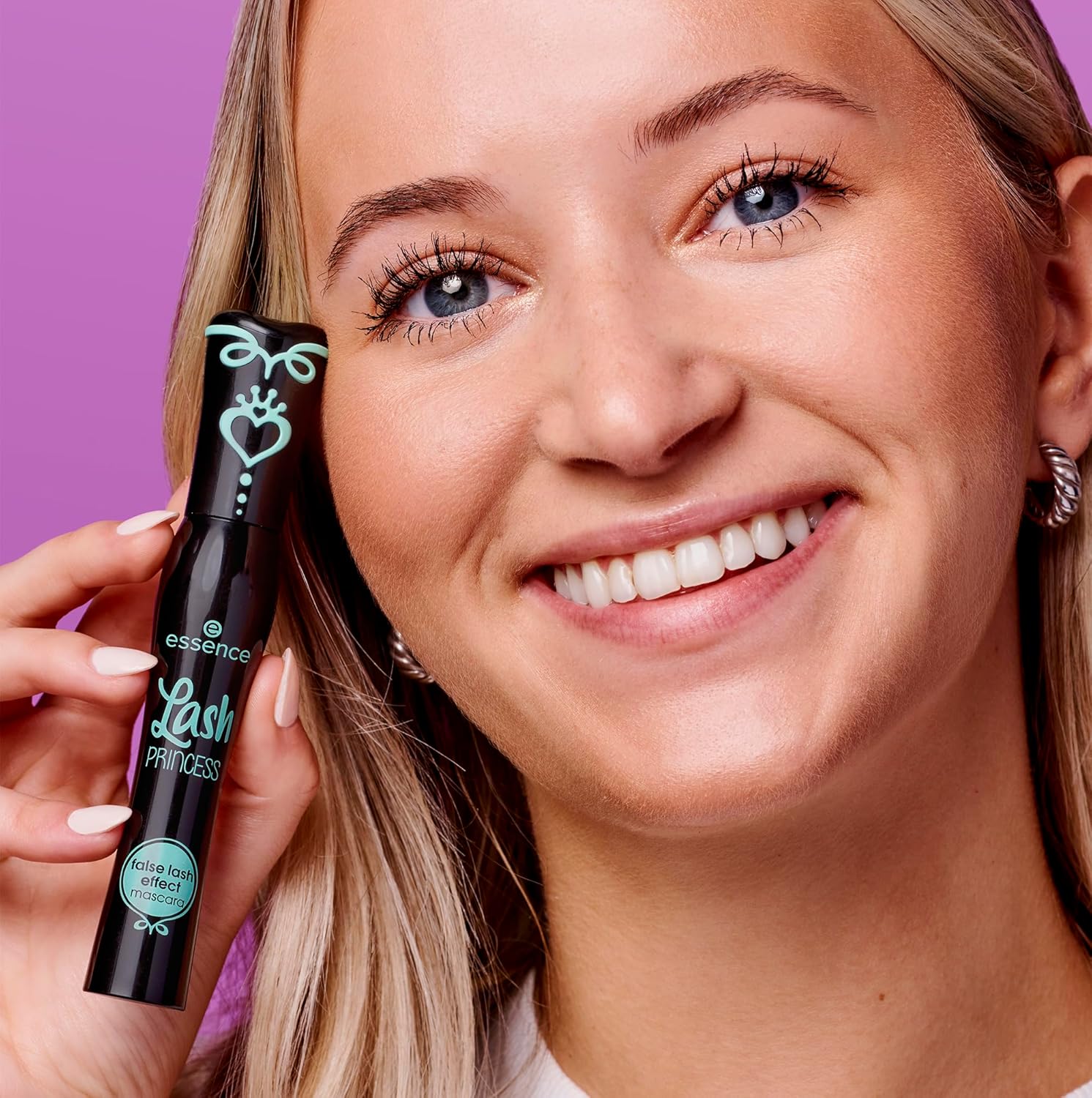 Mascara Volumateur Essence Lash Princess - False Lash Effect, Brosse Fibrée Conique, 12 mL – Image 5